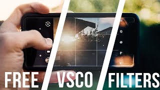 FREE VSCO FILTERS for IOS and ANDROID [upl. by Amahcen372]