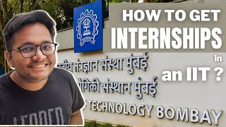 How to get Internships in IITs NITs and IISCs   Research Internships for Engineering Students [upl. by Merriam]