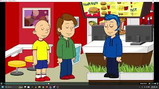 Caillou Misbehaves At Pizza Hut [upl. by Atinreb]