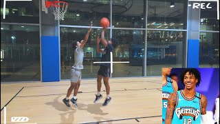 BASKETBALL 1V1 AGAINST JA MORANT [upl. by Ayekan672]