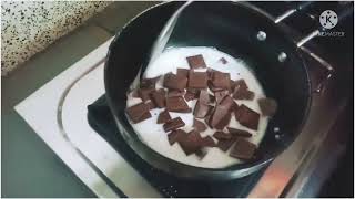 Dairy Milk chocolate cream recipe  Chocolate frosting for cake  Homemade chocolate cake cream [upl. by Vijnas]