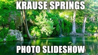 Krause Springs  Photo Slideshow [upl. by Orville340]