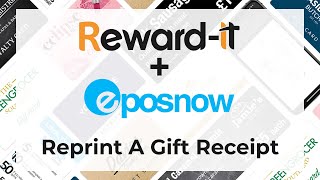 RewardIt and Epos Now  Reprint A Gift Receipt [upl. by Haslam165]