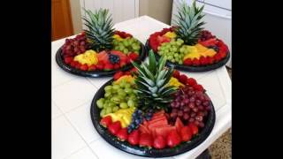 Fruit decoration for parties [upl. by Sidnarb]