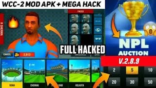 Wcc2 Mod Apk All Tournaments Unlocked  Wcc2 V289 Wcc2 Everything Unlocked [upl. by Brnaby]