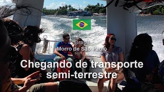 Morro de São Paulo  Chegando de transporte semiterrestre [upl. by Bayless]