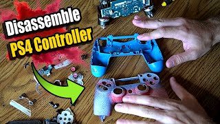 How to Take Apart PS4 Controller  Disassemble Tutorial Best Method [upl. by Marou882]