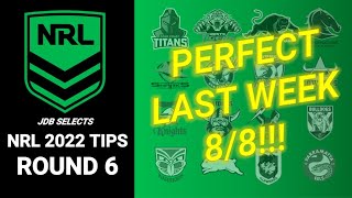 NRL TIPS amp PREDICTIONS  ROUND 6 2022 [upl. by Nylave]