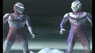 Ultraman Fighting Evolution 3  Tag Mode with Tiga and Ultraman [upl. by Schaefer38]