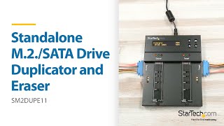 M2SATA Drive Duplicator for HassleFree Data Management  SM2DUPE11  StarTechcom [upl. by Limber]