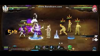 Naruto Online Ninja Exam Lv 80 Azure Fang lv 63 With Pain Chikushodo Line Up [upl. by Amora]