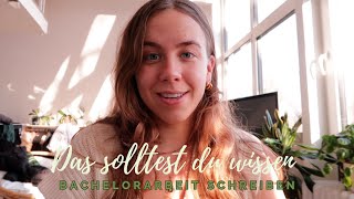 Alles was ich VOR der Bachelorarbeit gerne gewusst hätte  StudiGuide Psychologie  Julie [upl. by Salchunas]