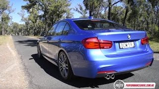 2016 BMW 320i M Sport 0100kmh amp engine sound [upl. by Nostaw]