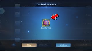 NEW SUPERSTAR CHEST REDEMPTION CODE IN MOBILE LEGENDS [upl. by Josiah738]