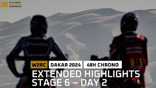 Extended highlights  Stage 6 pt2  Dakar  W2RC [upl. by Latihs]