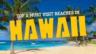 Top 5 Must Visit Beaches in Hawaii  Hawaii Beach Tour [upl. by Lauryn]