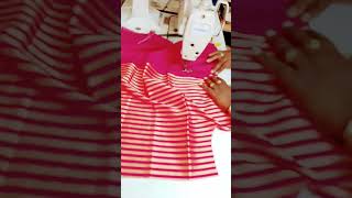 Blouse back part stitching  short video blousedesign [upl. by Salema]