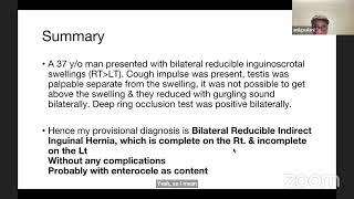 PG CLINICS INGUINAL HERNIA TB CERVICAL ADENITIS [upl. by Llywellyn]