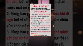 Đừng làm điều này kheoannoi daycon daycondungcach dayconthongminh fyp [upl. by Eeniffar]