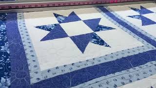 Barb’s “Ohio Star” quilt [upl. by Ahsaek910]