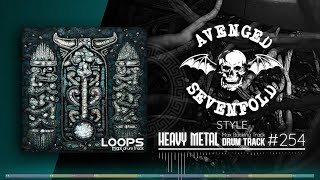 Heavy Metal Drum Track  Avenged Sevenfold Style  150 bpm [upl. by Oimetra]