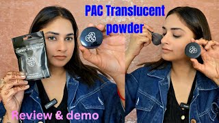 Pac Translucent Powder  Review amp Demo [upl. by Ricky140]