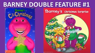 BARNEY CHRISTMAS DOUBLE FEATURE 1 C IS FOR CHRISTMAS amp BARNEYS CHRISTMAS SURPRISE Read Aloud Book [upl. by Yhtrod]