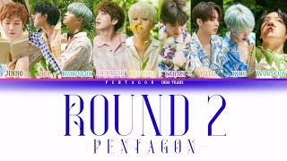 INDO SUB PENTAGON 펜타곤  ROUND 2  COLORS CODED LYRICS HANROMINA [upl. by Anaicilef657]