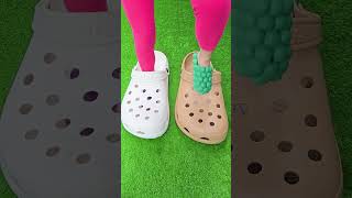 Super cool grape slippers 🍇🍇 Giant slippers 😲🦶 excellent video love satisfying slippers [upl. by Bardo954]