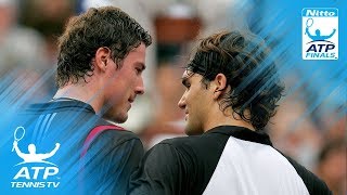 Federer vs Safin Epic Tiebreak IN FULL  ATP Finals 2004 SemiFinal [upl. by Markland244]