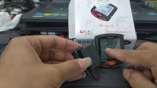 Speedometer Sepeda Wireless Odometer LED Monitor Waterproof  BOGEER YT813 [upl. by Leiahtan]