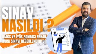 Erhan Hocadan HMGS ve İYÖS Sınav Değerlendirmesi [upl. by Malan]