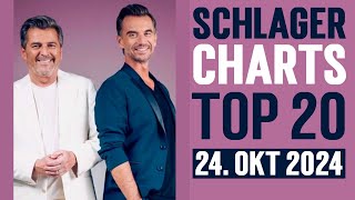 Schlager Charts Top 20  24 Oktober 2024 [upl. by Haizek663]