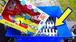 SHREDDER VS MINIONS CAR  Crunchy Despicable Me TOYS [upl. by Aneela900]