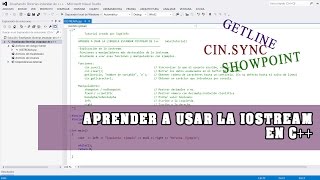 Aprender a usar libreria IOSTREAM c  Funciones y manipuladores [upl. by Anialram]