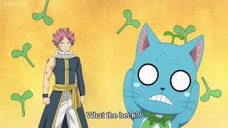 Fairy Tail 100 Years Quest Ep 15  Natsu Vs Happy God Seed Full Fight Funny Scene [upl. by Whiting484]