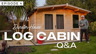 Dunster House LOG CABIN QampA How to Construct a New Dunster House Log Cabin Tiny Home [upl. by Coleman]