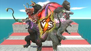 Kaiju Universe Tournament 1vs1  Who is The King  Animal Revolt Battle Simulator [upl. by Cassil]