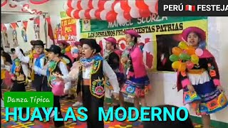 HUAYLAS MODERNO 🎹🎷 Danza Típica del Valle del Mantaro 🎶🎺 HUANCAYO  PERÚ [upl. by Ettedanreb]