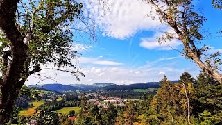 Wolkenhimmel über Hinterzarten im Hochschwarzwald  Blick vom Scheibenfelsen 1000 m  Time lapse [upl. by Carmel346]