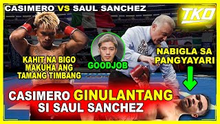 BREAKING Casimero WAGI VIA TKO Kontra Saul Sanchez  Ginulantang Ang Mundo  Casimero VS Sanchez PT [upl. by Marquita]