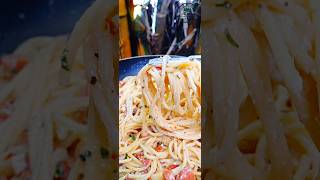 This is for SPAGHETTI Lovers🤤 Outdoor Cooking Simple Spaghetti Recipe ManwithCookingDishs8k [upl. by Elyr]