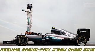 Résumé GrandPrix dAbu Dhabi 2016  Formule 1 [upl. by Yrebmik]