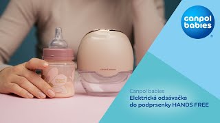 Canpol babies Hands free odsávačka  ako preliať mlieko z odsávačky do fľaše [upl. by Francie]