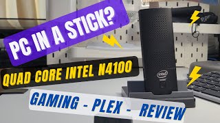 Can a Stick PC replace your Desktop Morefine M1K Review the Aliexpress Intel Compute Stick Plex [upl. by Ja239]