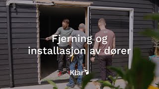 Hvordan fjerne og installere et dør  Klar [upl. by Debera]