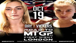 Sara Day vs Anna Vickers PrelimsMTGP x BXGP Fight Night 9019102024London [upl. by Raimes]