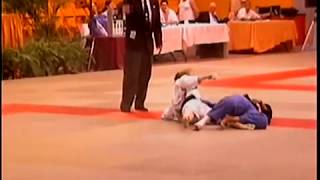 JUDO 2005 PanAm Championships Ronda Rousey USA  Jessica Garcia PUR [upl. by Ahtera]