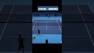 Djokovic  Wawrinka Crazy Point [upl. by Hike]