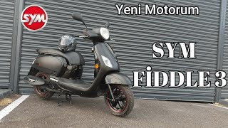 YENİ MOTORUM  SYM FİDDLE 3 125i 2020  MOTOVLOG [upl. by Pimbley]